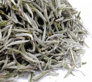Organic white tea chinese loose silver needle tea Bai hao yin zhen