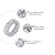 OSDR146 Cubic Zirconia Diamond Eternity Ring For Women Jewelry