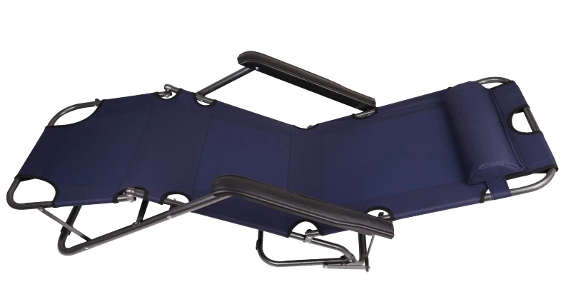 Outdoor folding metal beach reclining chair zero gravity camping chair
