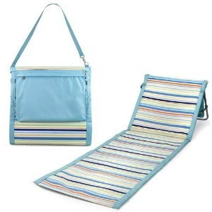 Outdoor folding padded beach mat, mat chair beach good quality folding chair mat-CH6002