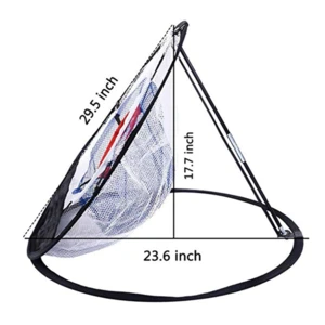 Outdoor Indoor Sports Portable Collapsible Pop Up Golf Practice Chipping Net with Carry Bag