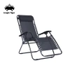 Outdoor leisure folding deck backrest aluminium beach chair/chaise lounge