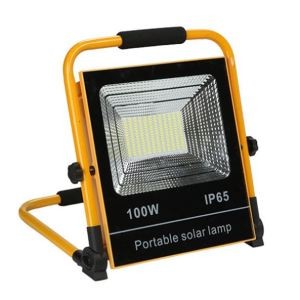 Outdoor Portable Emergency Work Light 10w 20w 30w 50w 100w rechargeable Solar LED Flood Light
