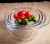 Import Oven safe deep round glass casserole glass baking dish/ glass bakeware set from China