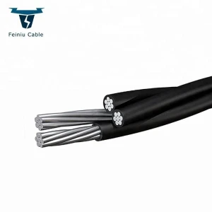 overhead transmission ABC Cable triplex service drop abc aluminium cable 3 phase wire