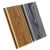 Import P71 3D Decorative Wall Board Covering Wpc Fence Panel Plank Material from China