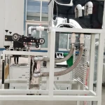 Pallet corner for safe packing and vertical support making machine