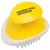 Import Palm Fruit &amp; Vegetable Brush - ergonomic design allows you to slide hand between handle and base and comes with your logo from USA