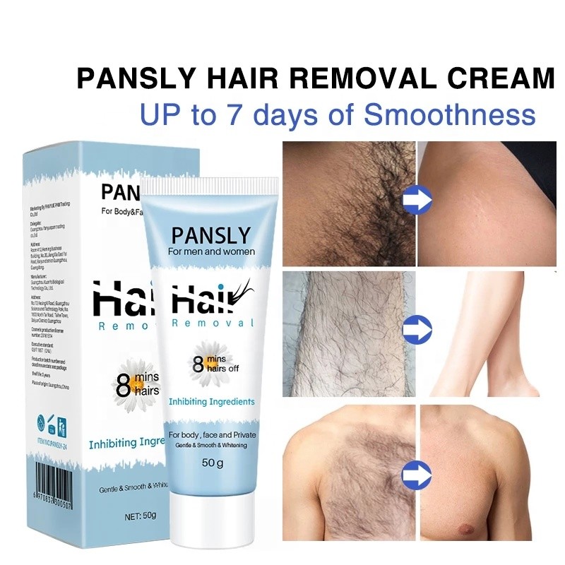 Pansly Painless Hair Removal cream Beard Bikini Intimate Legs Body Armpit Care Depilatory Cream For Men Women