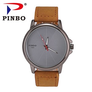 PB401 Men&#39;s watch sport minimalist watches for men watches leather bracelet clock