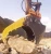 PC200 Excavator Rock Bucket Grapple