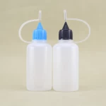 PE e liquid 30 ml needle tip dispensing plastic bottles, e juice liquid plastic PE dropper bottle 30ml with needle tip