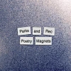 personalized removable attractive magnetic sign words fridge magnet