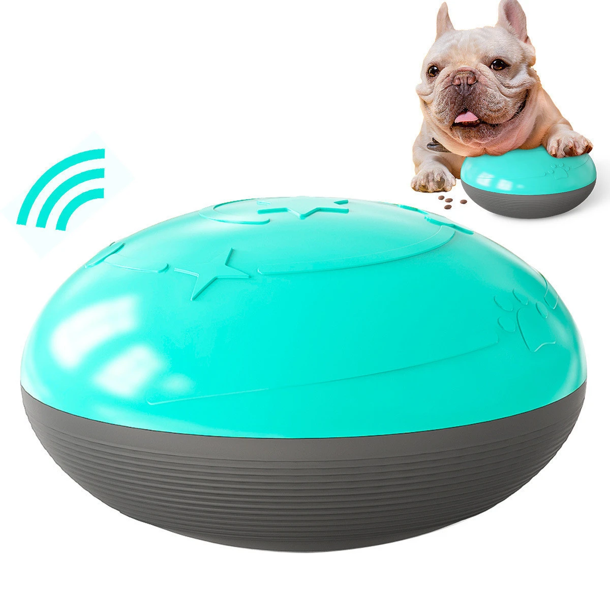 Pet Dog shaped  Interactive Tumbler Food Dispenser Feeder Pet Slow Bowl Feeder Design