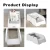 Import Pet Self Cleaning Cat Litter Box Accessories Fully Enclosed Large Cat Litter Toilet Compact Litter Tray Box for Cats from China