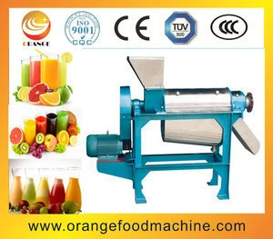 pineapple juicer machine/spiral juice extractor /double screw fruit press machine