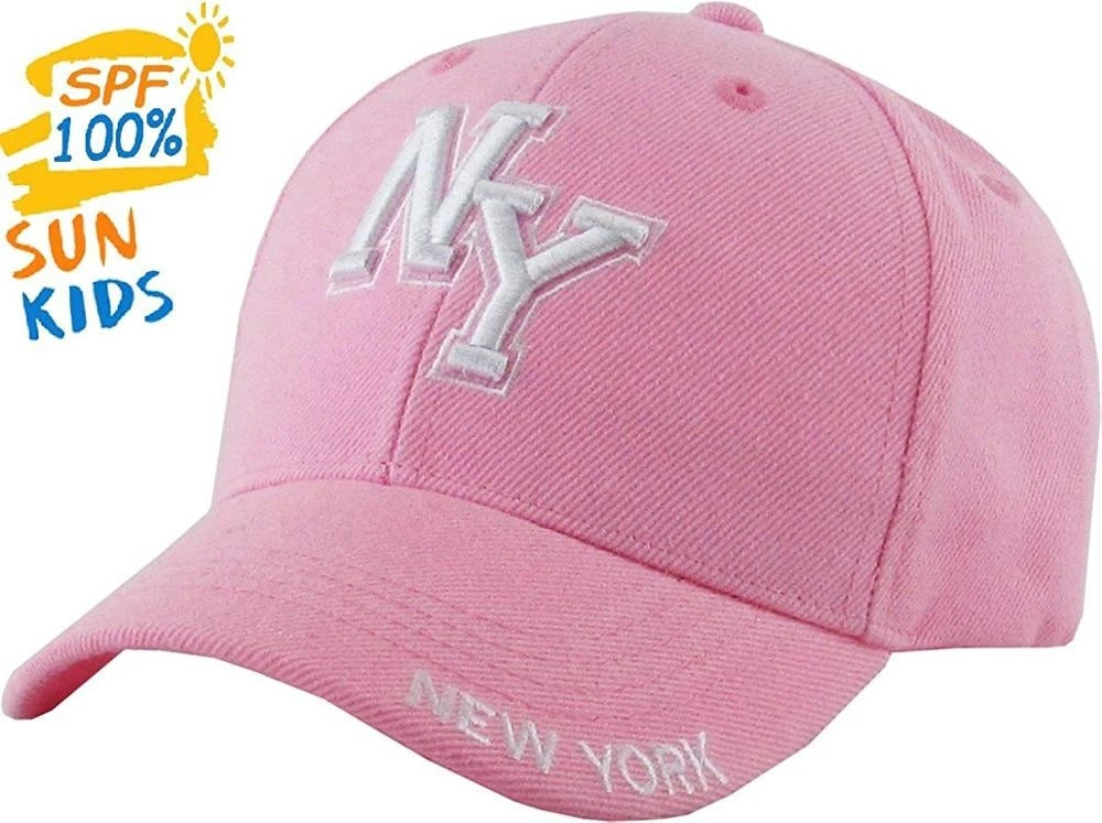 Pink embroidered baseball cap and Metal for easy use of cap buckles Caps Fit for all with our loge