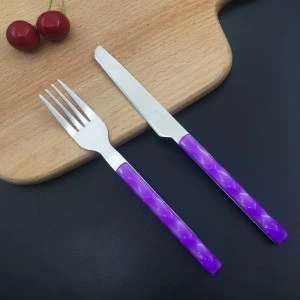 Pink Stainless Steel Fruit Knife Set