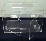 Plastic acrylic reptile cage  for spider lizard gecko Acrylic Small animal cage animal snake display cage