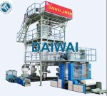 Plastic film blown machine with Integral type & single winder for hdpe/ldpe/lldpe