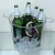 Import plastic ice bucket transparent ice bucket large party ice bucket from China