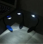 Plastic mini clip reading led book light for promotion / Flexible clip reading light / reading book light for bed