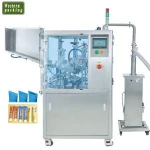 plastic tube filling and sealing machine