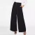 Import Plus Exposed Zip Front Fold Pleat Palazzo Pants Ladies Wide Leg Formal Office Wear Trousers from China