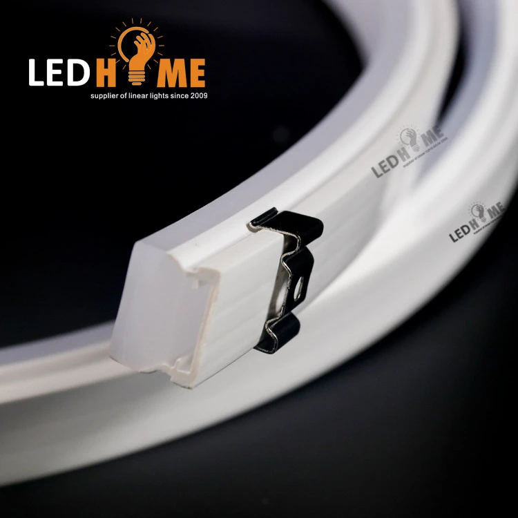 PMMA extrusion profile led neon tube flexible working with SMD2835 3528 2110 LED strip light for outdoor decoration