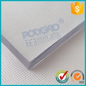 polycarbonate flat pc solid sheet used for car shelter carport