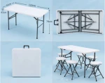 Portable Folding Trade Show Table