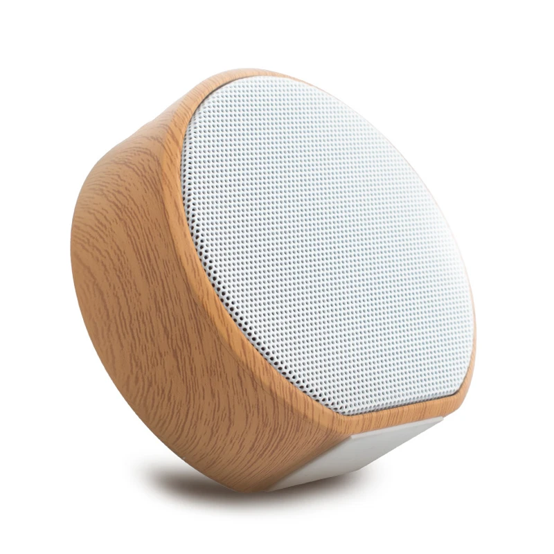 Portable Wooden Color A60 Speaker support TF Card U Disk Playing Calling Hang Up Mini Speakers