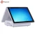Import pos software Retail POS System Dual 15&quot; Inch Capacitive Touch Screen with for Supermarket Restaurant P1-Z2D2 from China