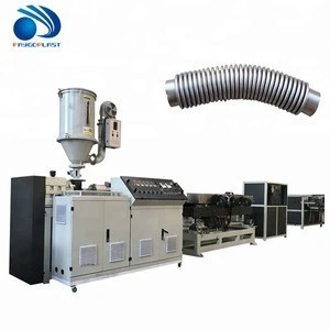 PP PE PVC Corrugated pipe making machine/ Flexible electric water supply tube hose extrusion machine