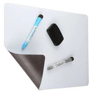 Premium Magnetic Dry Erase Whiteboard Sheet 17&quot; x 11&quot; Great for Fridge  Includes a Set of 3 Markers