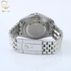 Premium Quality Stainless Steel Iced Out Pass Diamond Tester Lab Grown Diamond Luxury Arabic Dial Hip Hop Watch With Certificate