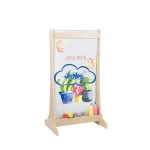 Preschool easels art set kids wood easel stand