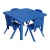 Import Preschool Furniture Colorful Blow Molding Plastic Kids Table from China