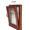 Princeton high quality 36*36 small  replacement casement window waterproof dual action window
