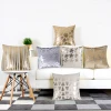 Printed customized design home sofa decor office seat woven cushions sequin throw pillows for home decor