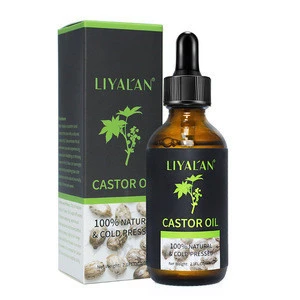 Private label factory supply 100% pure cold pressed castor oil for hair growth