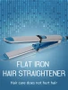 Professional 2 in 1 electric ceramic flat iron hair straightener high temperature 470F comb hair straightener online sale