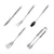 Import Professional 4 Pieces BBQ Tools Box Set Barbecue Stainless Steel Bbq Tool from China