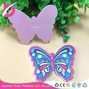 Professional EVA factory custom personalized grinding butterfly shaped nail file