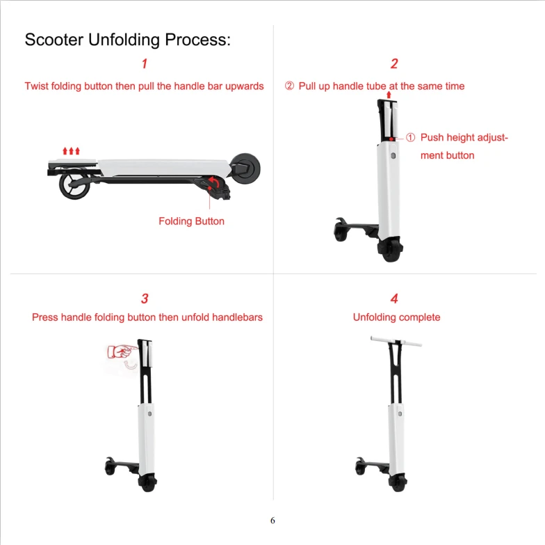 Professional manufacturer mini lightweight led displayer new adjustable safe electric scooter black foot escooter