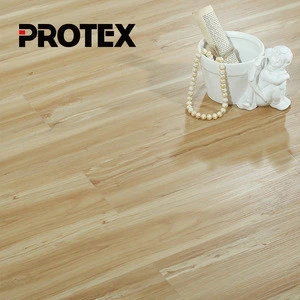 Protex 7mm indoor wood plastic composite wpc vinyl flooring with cork back