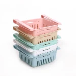 Pull Out Retractable Drawer Shelf Holder Storage Box Fridge Drawer Organizer