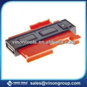 PVC Contour Gauge 250mm, Tapping Gauge, Gauge Tools Vinon Tools 26800601 CN;SHG