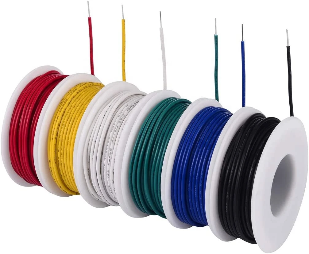 QHOBBY No. 18 silicone wire kit, each color 6 colors 10m flexible 18 AWG tinned copper stranded wire