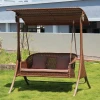 rattan swing chair outdoor garden patio swing new design canopy swing